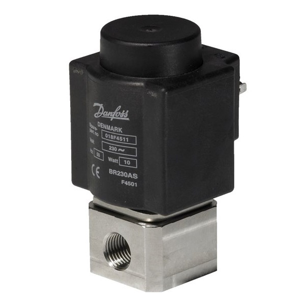 EV215B, Direct-operated 2/2-way solenoid valves for steam