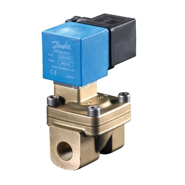 EV222B, Servo-operated 2/2-way solenoid valves with isolating diaphragm